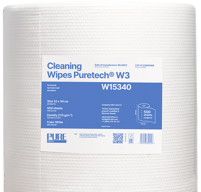 Протирочный материал Puretech® W3 (W15340) протирочный материал puretech
